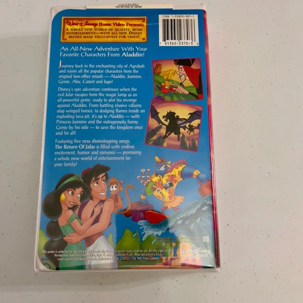 Disney’s The Return of Jafar 2237 VHS